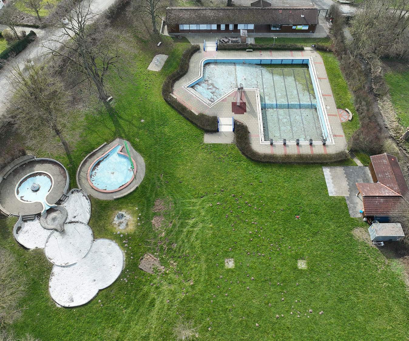 Baustelle Flaakebad 9.3.2024