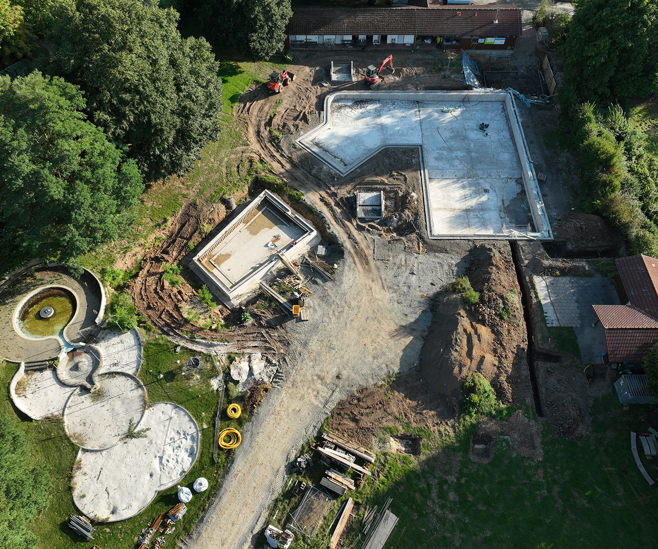 Baustelle Flaakebad 15.9.2024