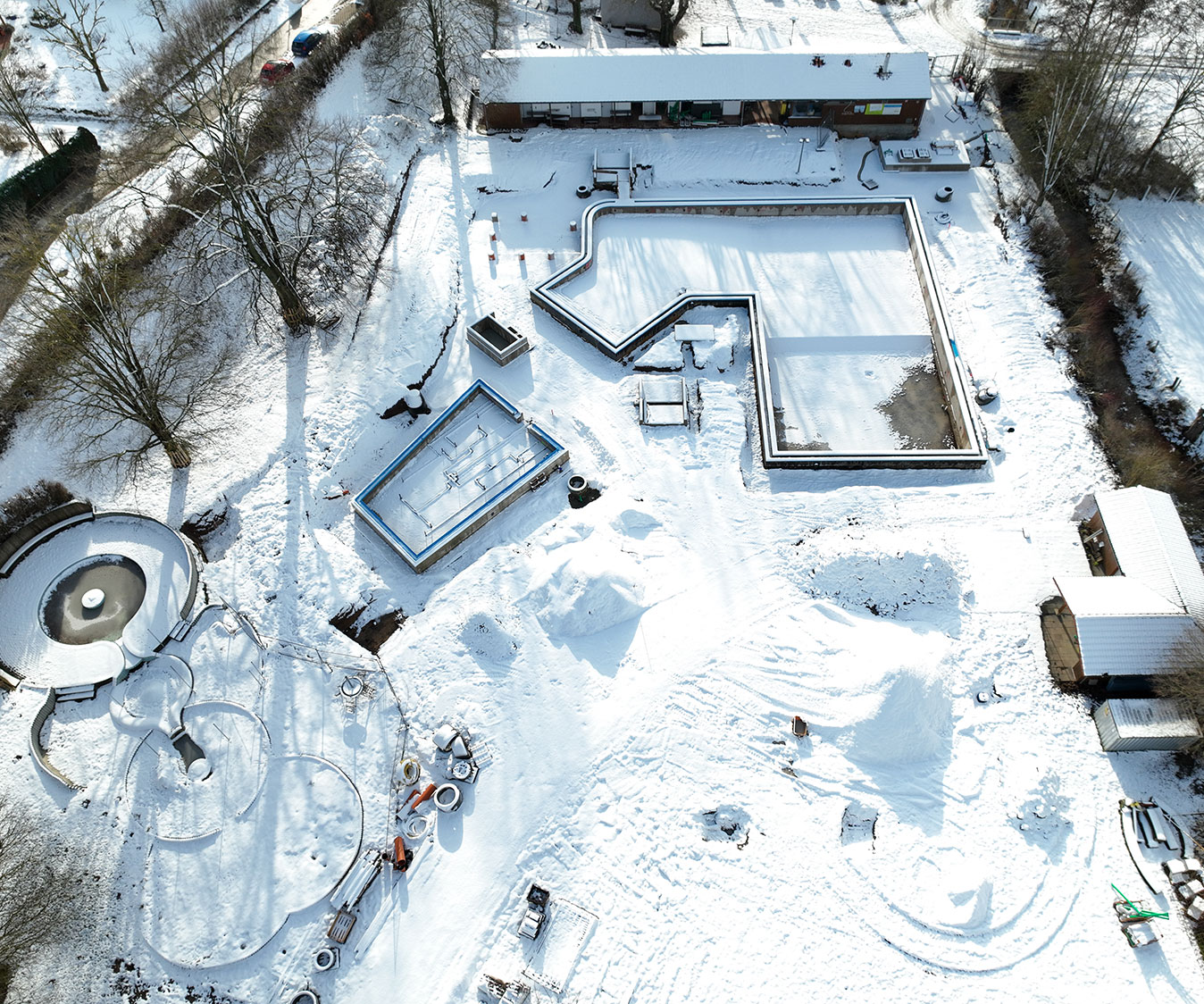 Baustelle Flaakebad10.1.2025