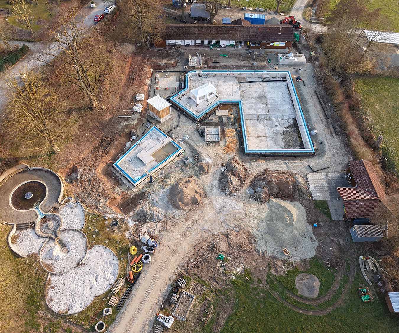 Baustelle Flaakebad 15.3.2025