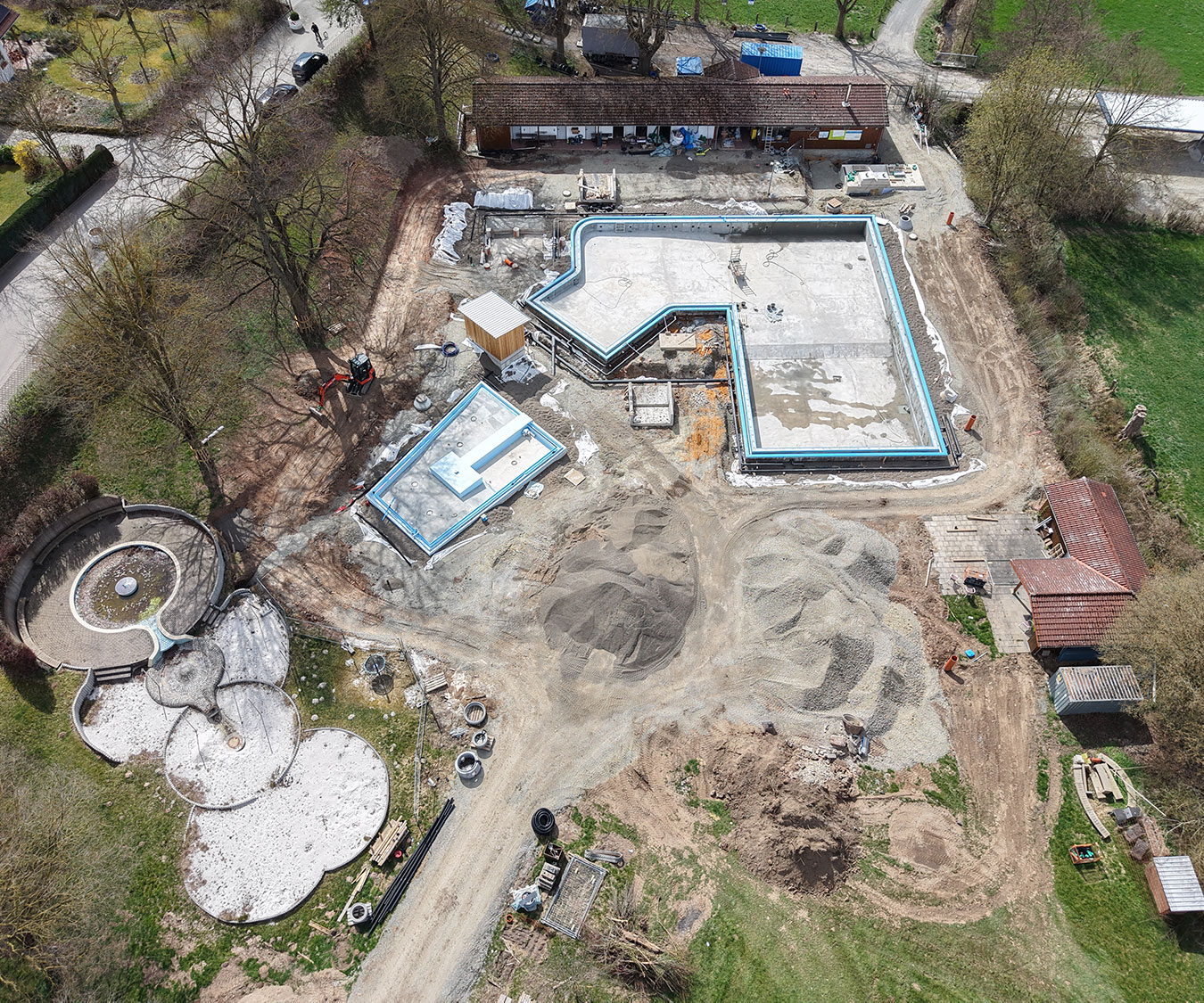Baustelle Flaakebad 5.4.2025