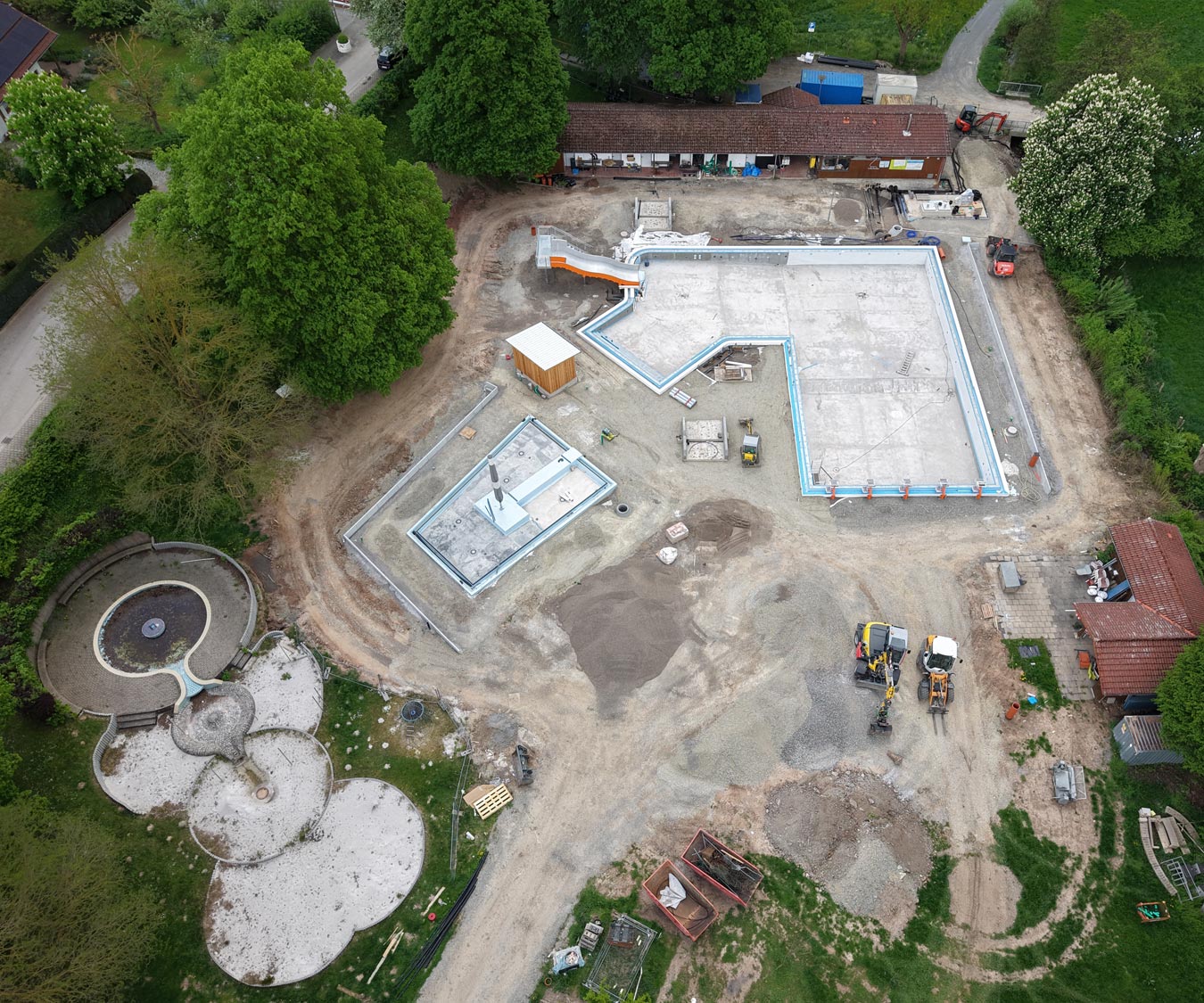 Baustelle Flaakebad 5.4.2025