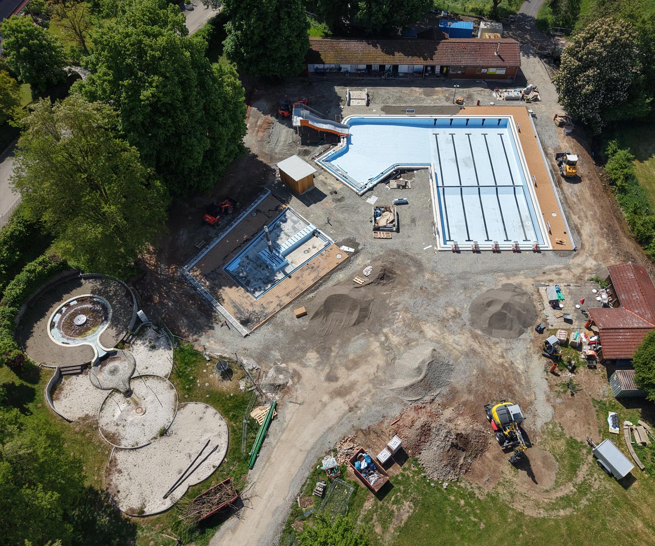 Baustelle Flaakebad 5.4.2025