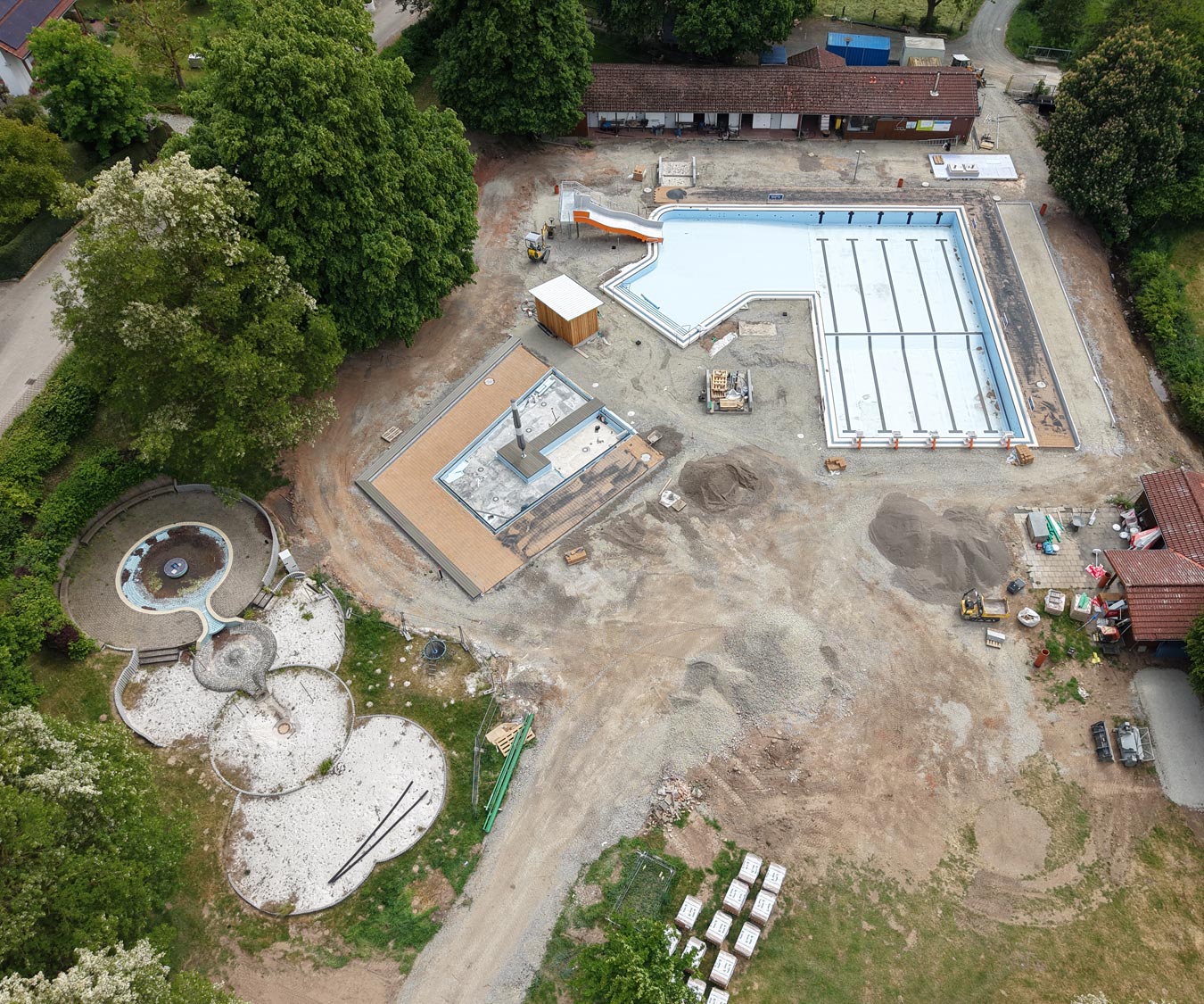 Baustelle Flaakebad 5.4.2025