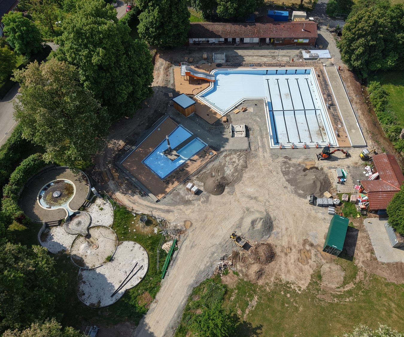 Baustelle Flaakebad 5.4.2025