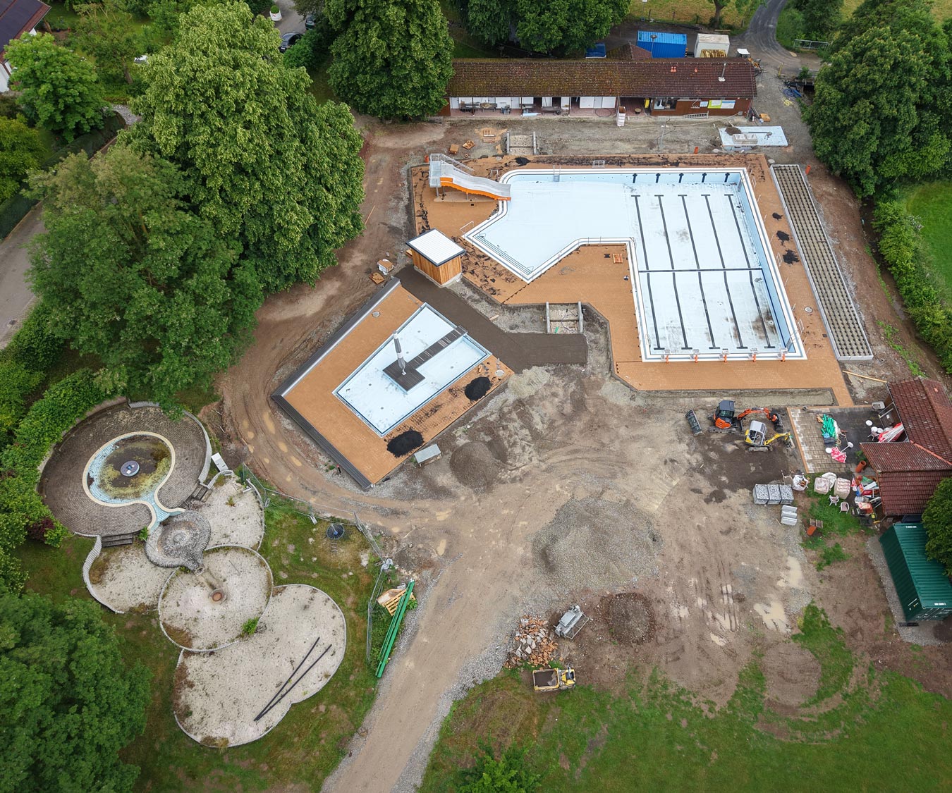 Baustelle Flaakebad 5.4.2025